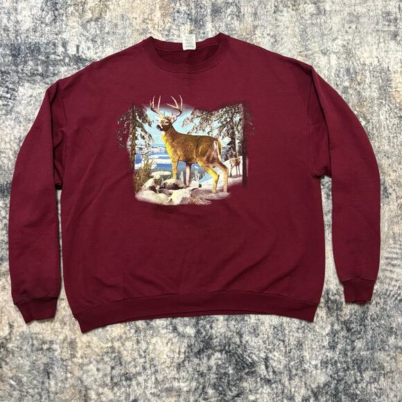 Deer and Nature Crewneck - Picture 1 of 3